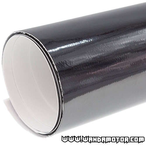 Wrapping sheet super glossy black